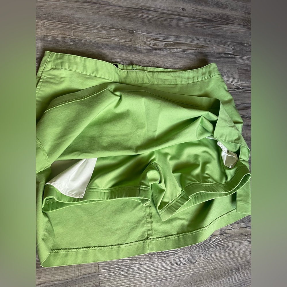 Adidas Lime Green Stretch Skirt - Picture 6 of 6